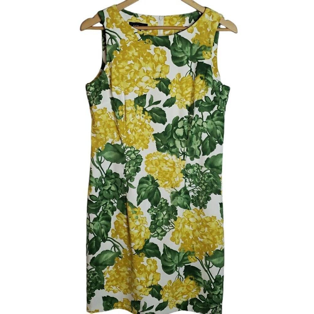 AGB Yellow Floral Dress Size 12‎